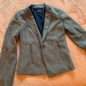 Navy Blue & Grey Blazer